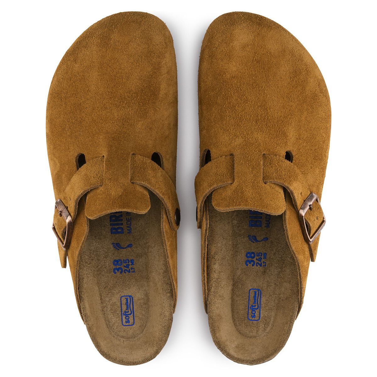 Birkenstock Boston Soft Footbed Suede Leather