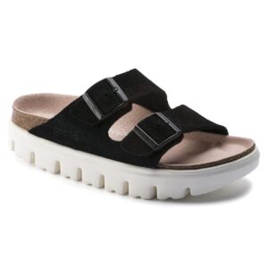 Birkenstock Arizona Platform Suede Leather