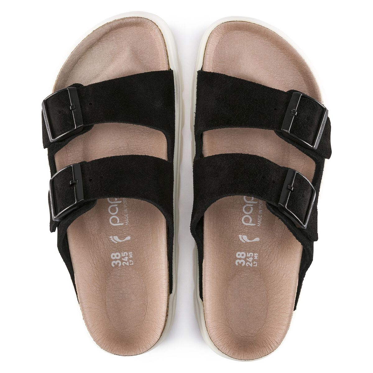 Birkenstock Arizona Platform Suede Leather