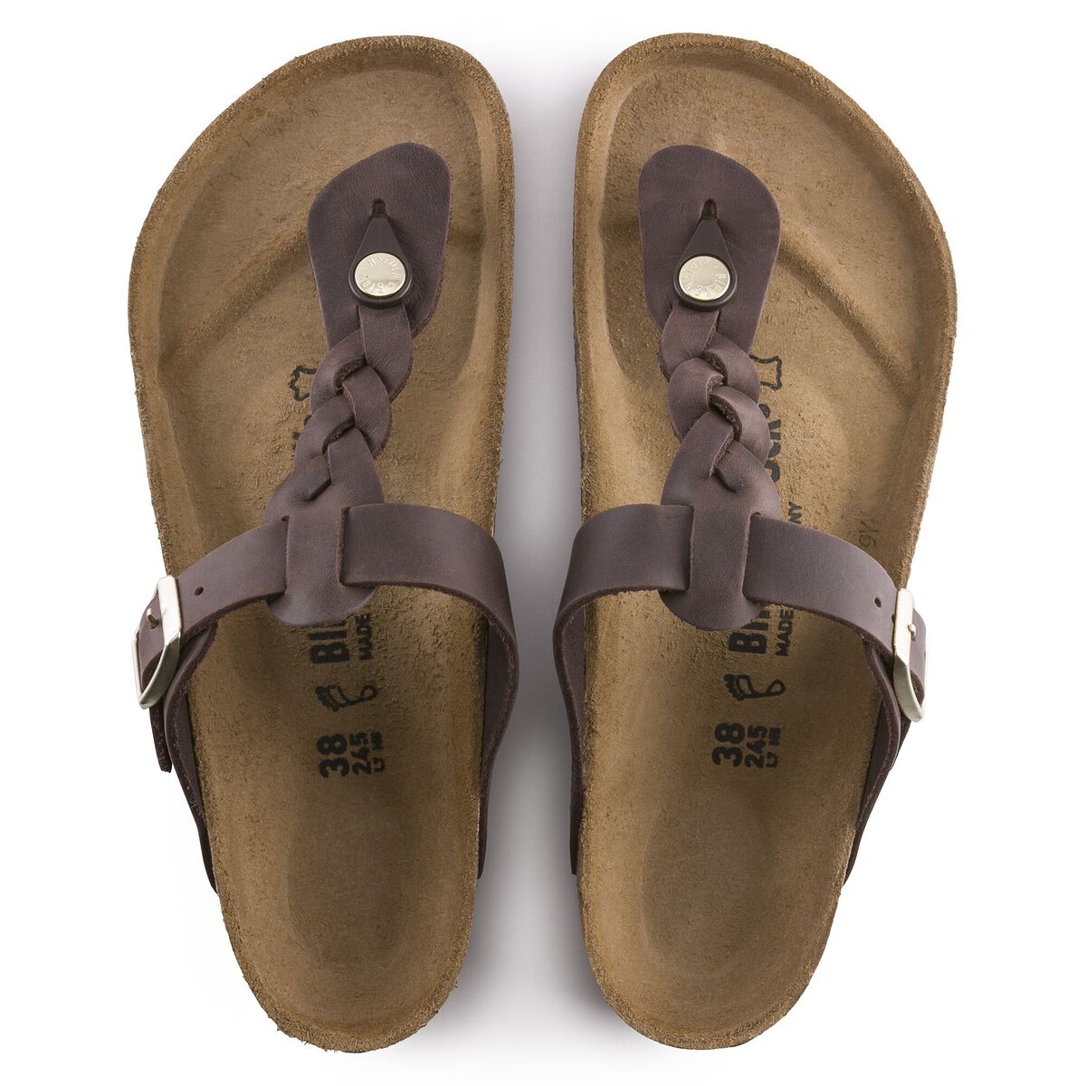 Birkenstock Gizeh Braided Oiled Leather