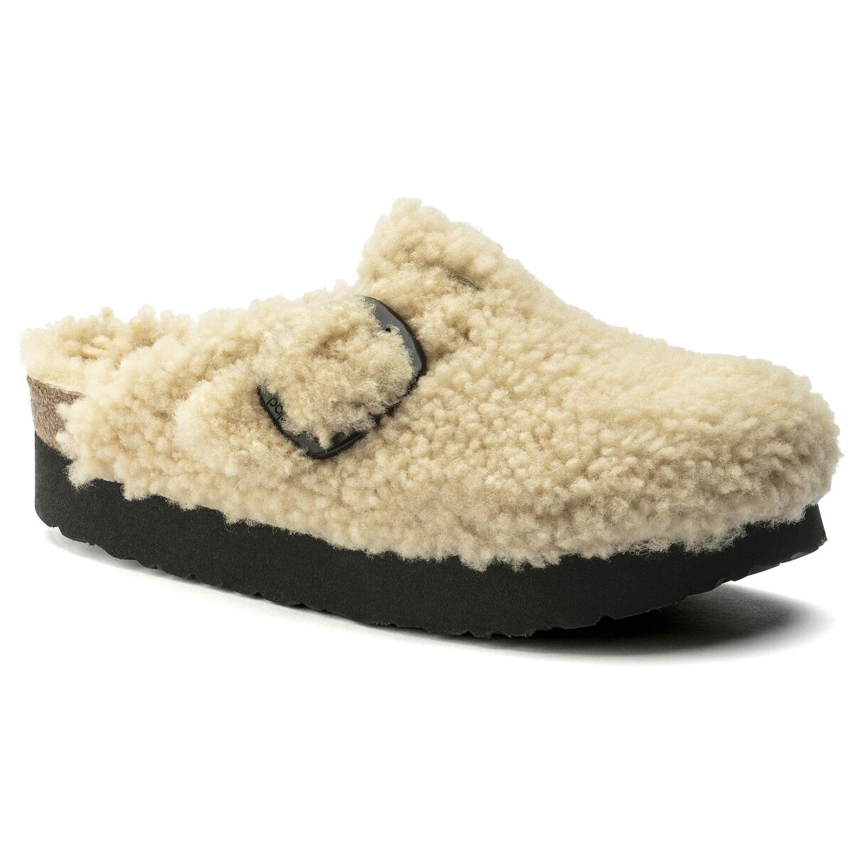 Birkenstock Boston Big Buckle Flex Platform Shearling