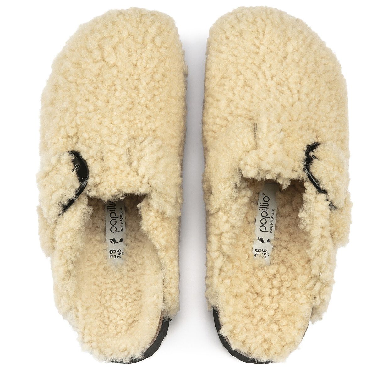 Birkenstock Boston Big Buckle Flex Platform Shearling