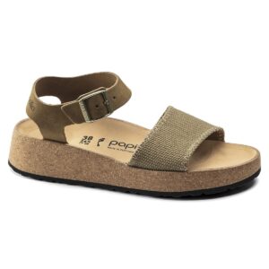 Birkenstock Glenda Suede Leather-Textile