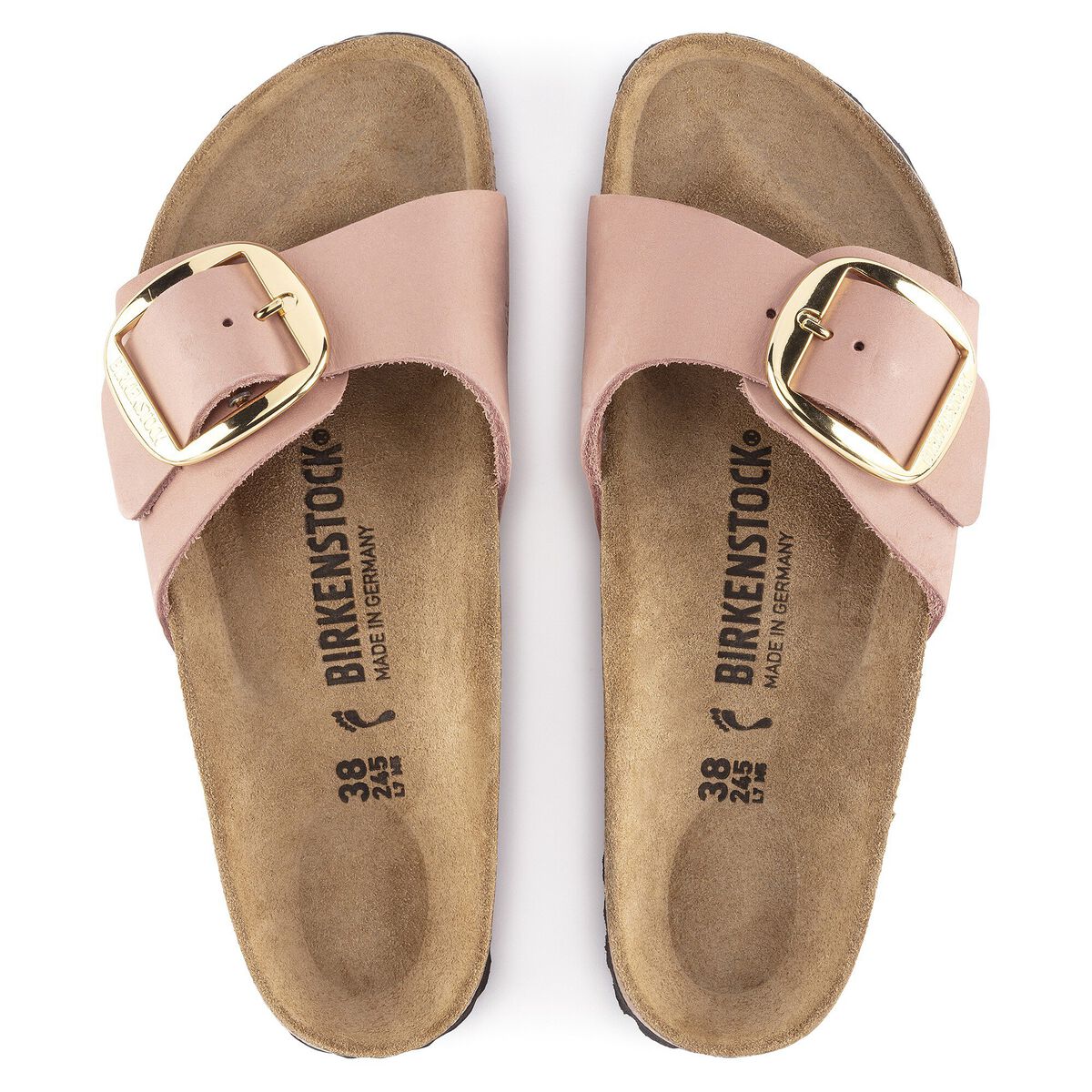 Birkenstock Madrid Big Buckle Nubuck Leather