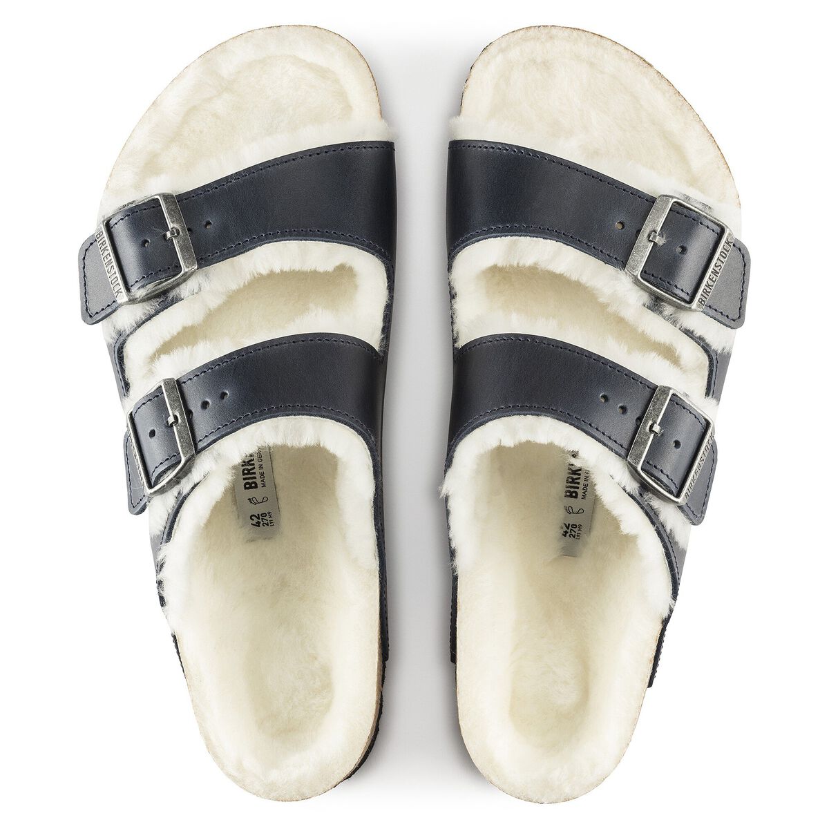 Birkenstock Arizona Shearling Oiled Leather