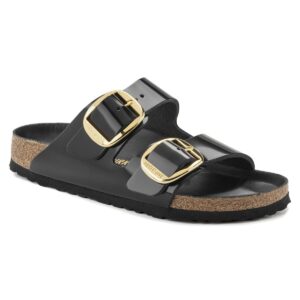 Birkenstock Arizona Big Buckle Natural Leather Patent