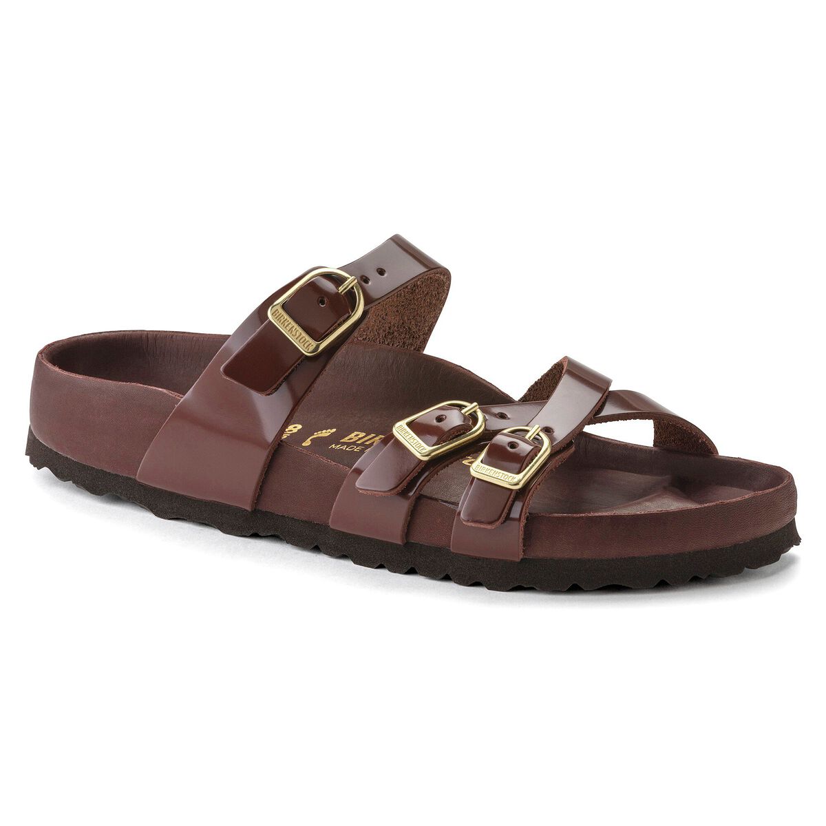 Birkenstock Franca Natural Leather Patent