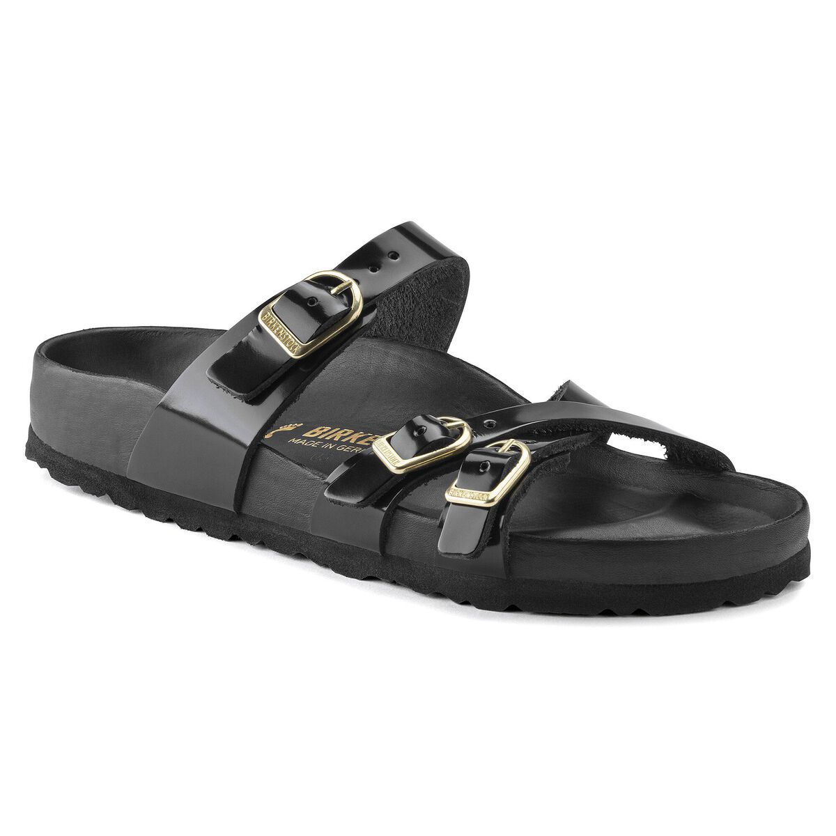 Birkenstock Franca Natural Leather Patent