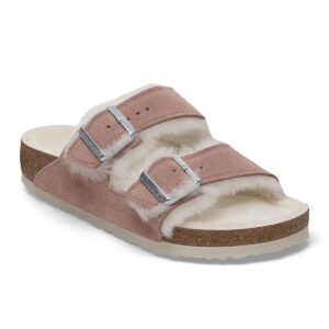 Birkenstock Arizona Shearling Suede Leather