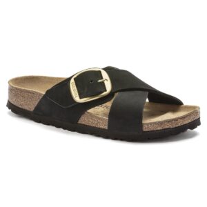 Birkenstock Siena Big Buckle Nubuck Leather