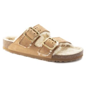 Birkenstock Arizona Bold Shearling Nubuck Leather