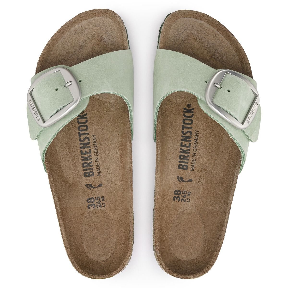 Birkenstock Madrid Big Buckle Nubuck Leather