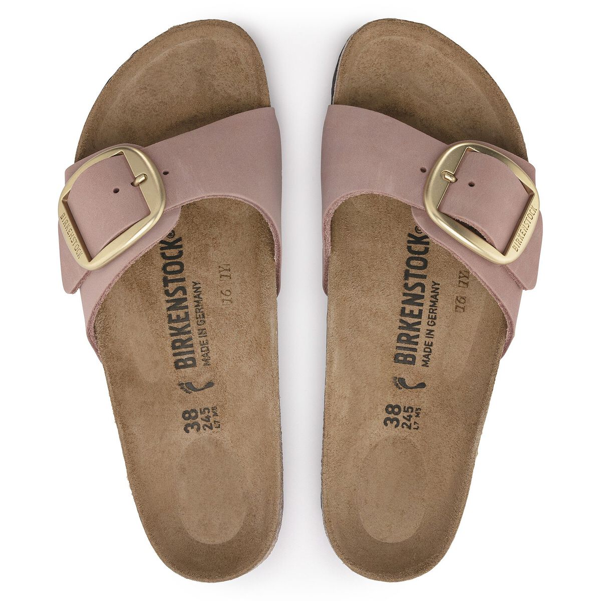 Birkenstock Madrid Big Buckle Nubuck Leather