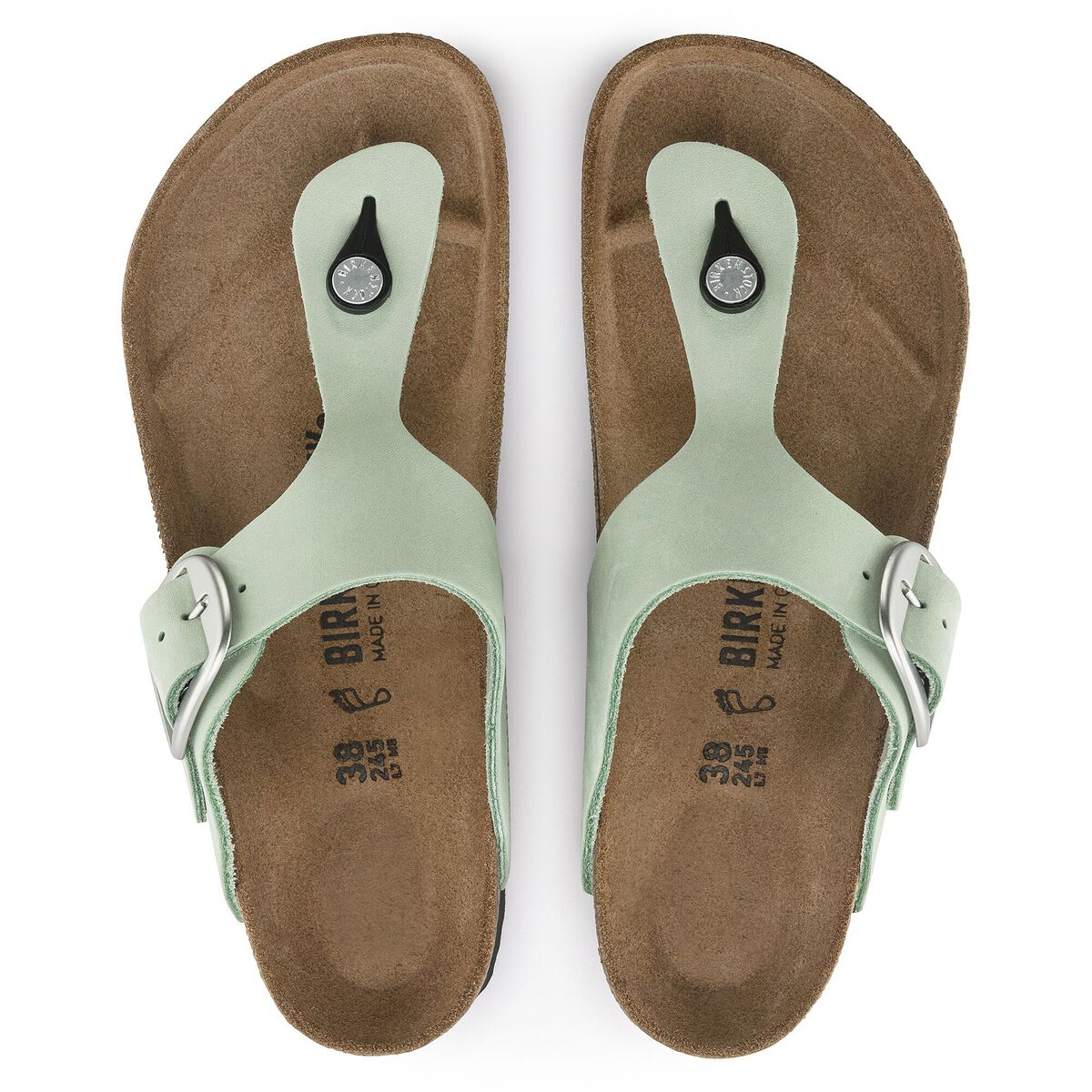 Birkenstock Gizeh Big Buckle Nubuck Leather