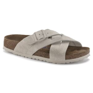 Birkenstock Lugano Soft Footbed Suede Leather