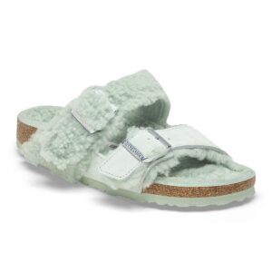 Birkenstock Arizona Teddy Split Suede Leather-Shearling