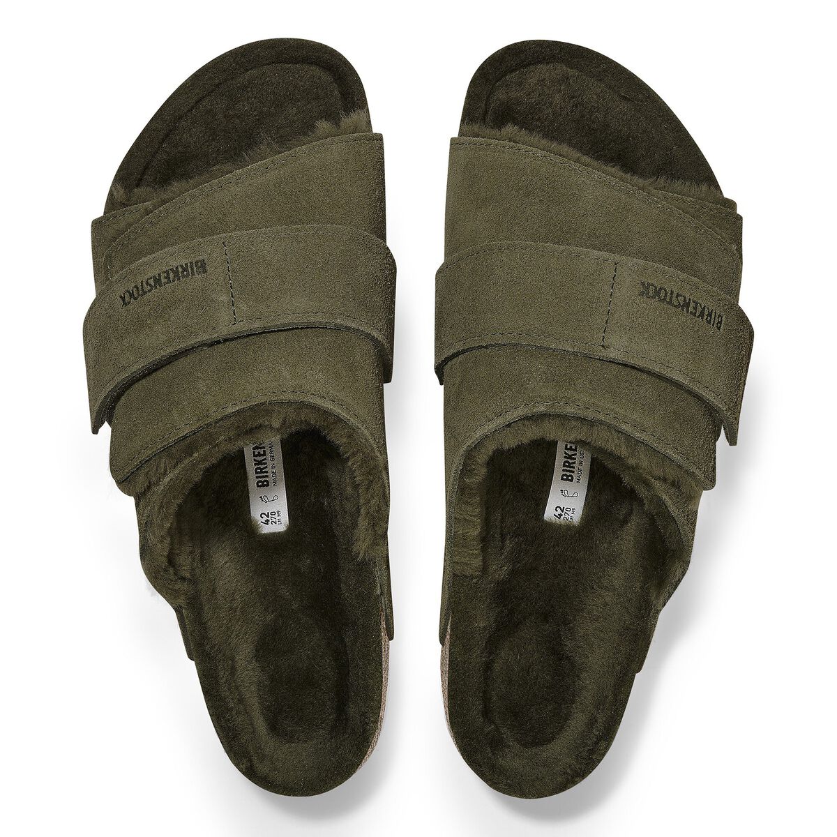Birkenstock Kyoto Shearling Suede Leather