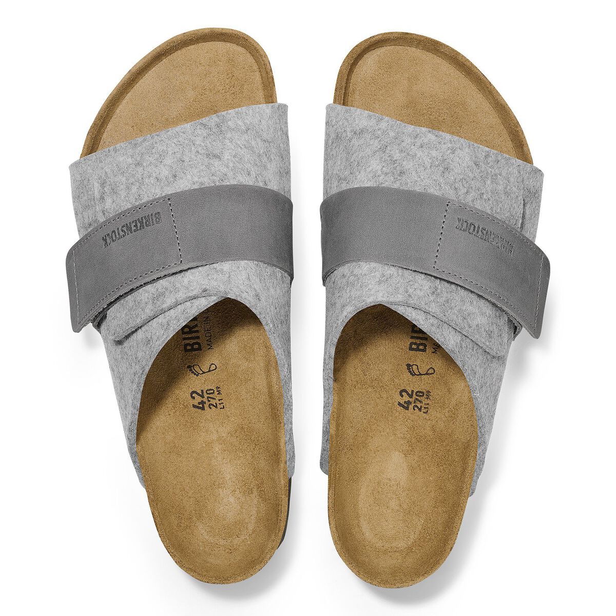 Birkenstock Kyoto Natural Leather-Felt
