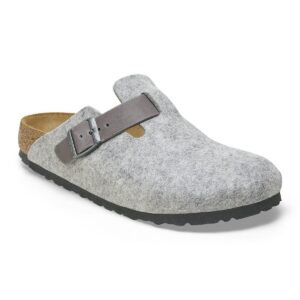 Birkenstock Boston Natural Leather-Felt