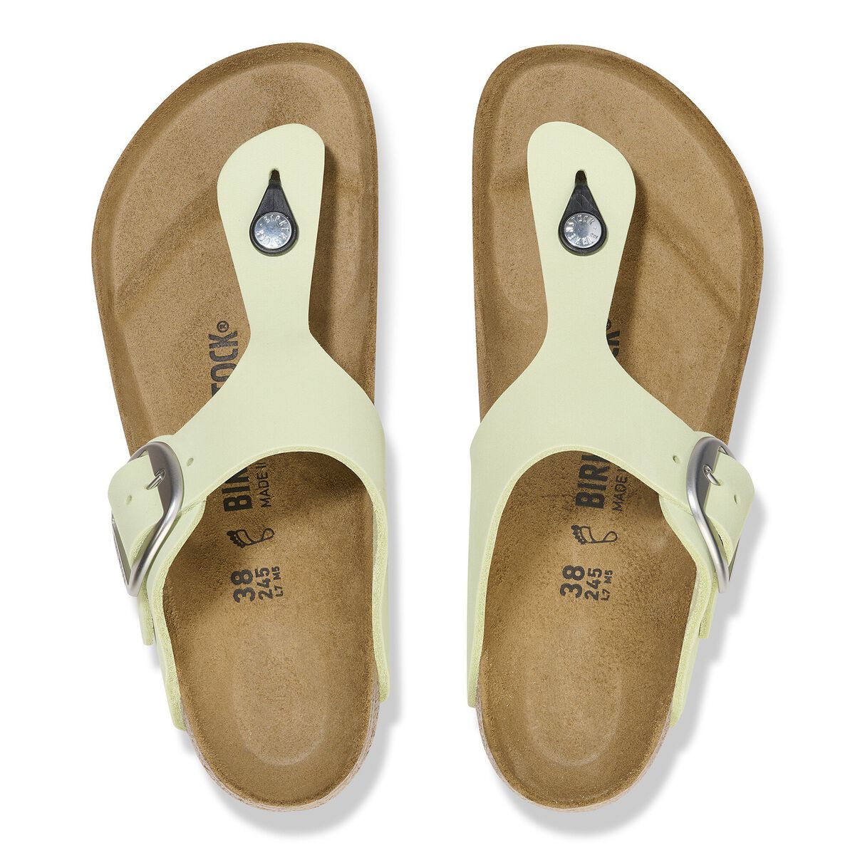 Birkenstock Gizeh Big Buckle Nubuck Leather