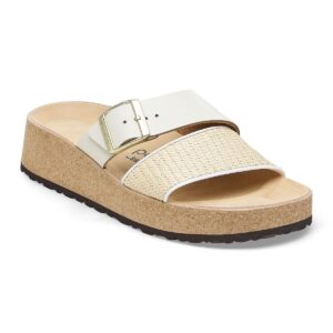 Birkenstock Almina Natural Leather-Synthetics
