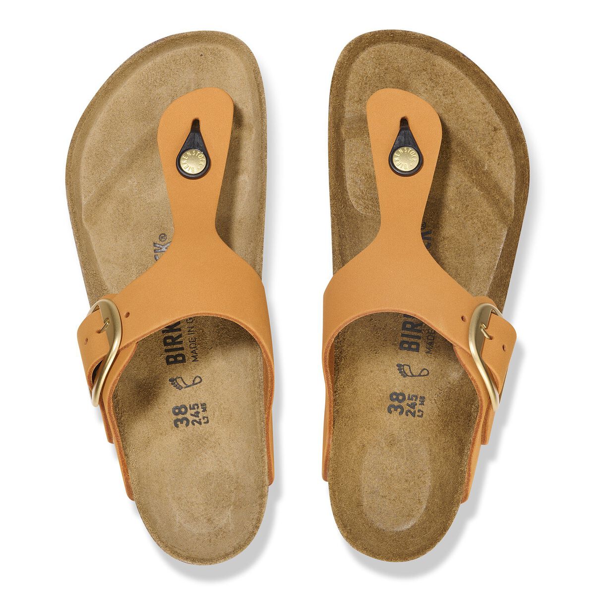 Birkenstock Gizeh Big Buckle Nubuck Leather
