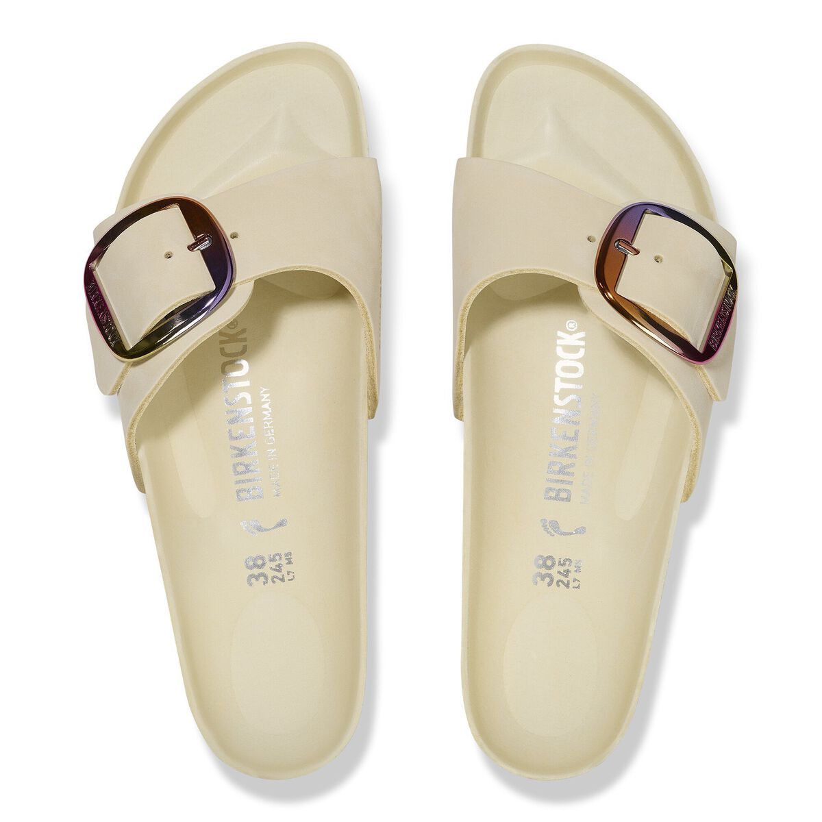 Birkenstock Madrid Big Buckle Nubuck Leather