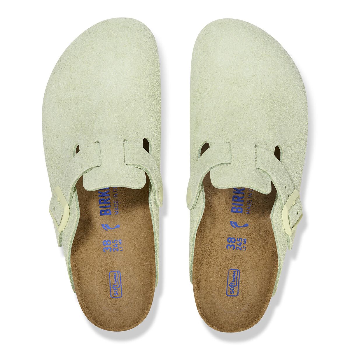 Birkenstock Boston Soft Footbed Suede Leather