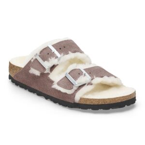 Birkenstock Arizona Shearling Suede Leather