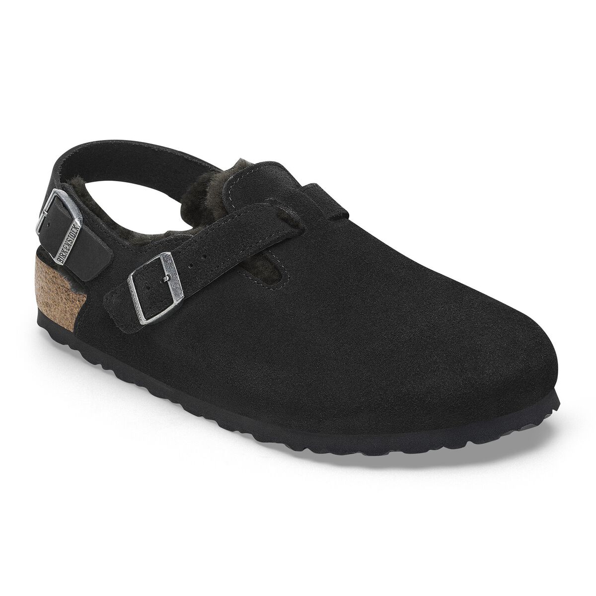 Birkenstock Tokio Shearling Suede Leather