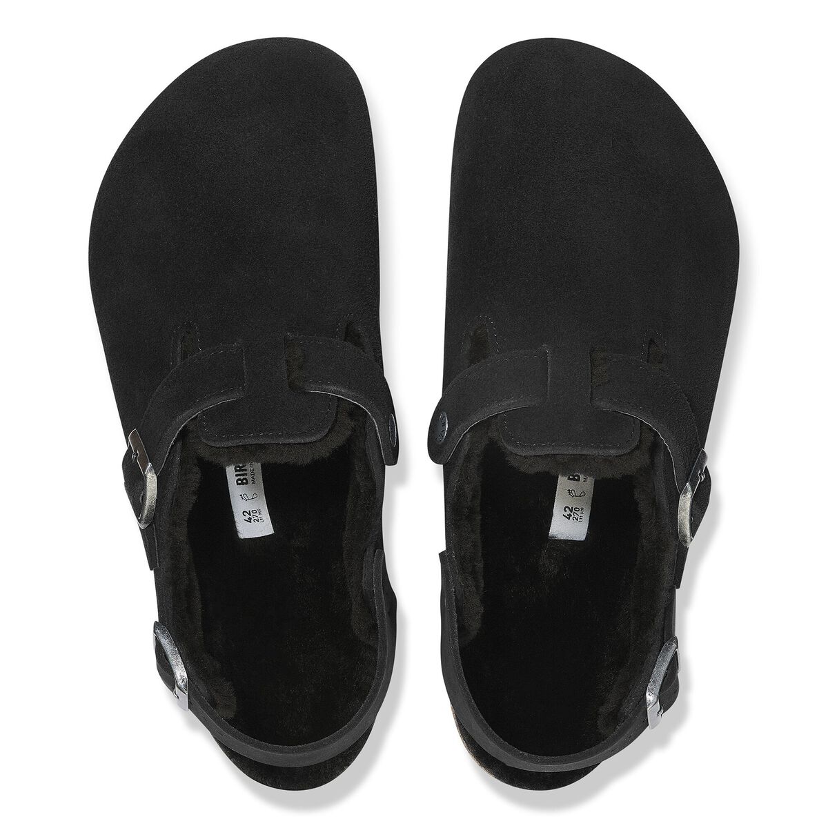 Birkenstock Tokio Shearling Suede Leather