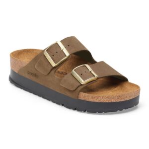 Birkenstock Arizona Flex Platform Nubuck Leather