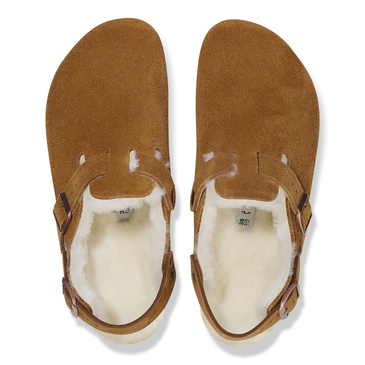 Birkenstock Tokio Shearling Suede Leather