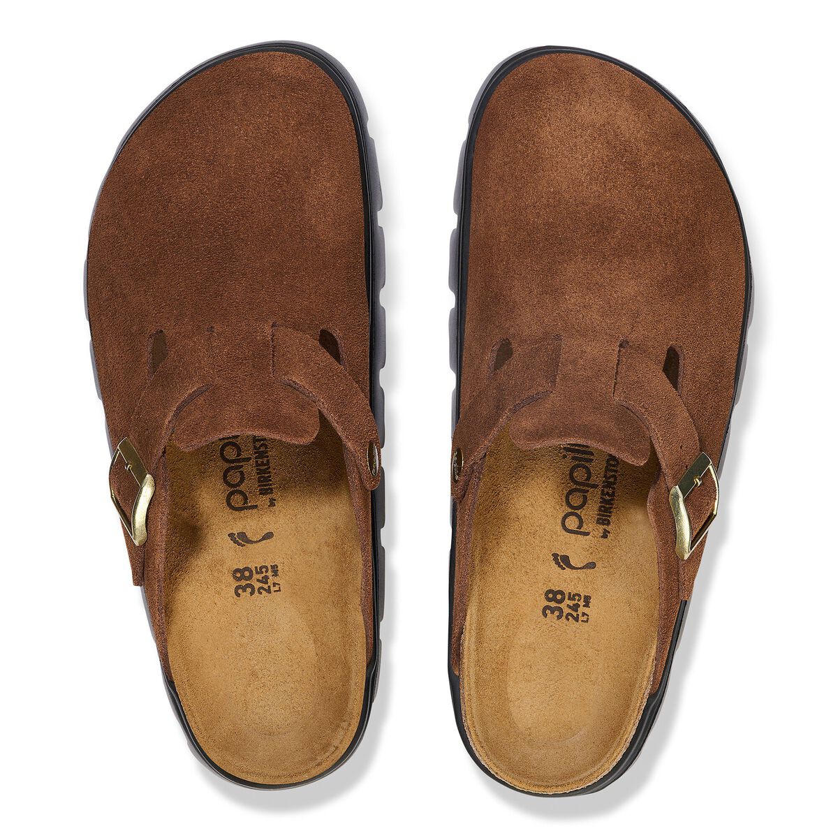 Birkenstock Boston Chunky Suede Leather