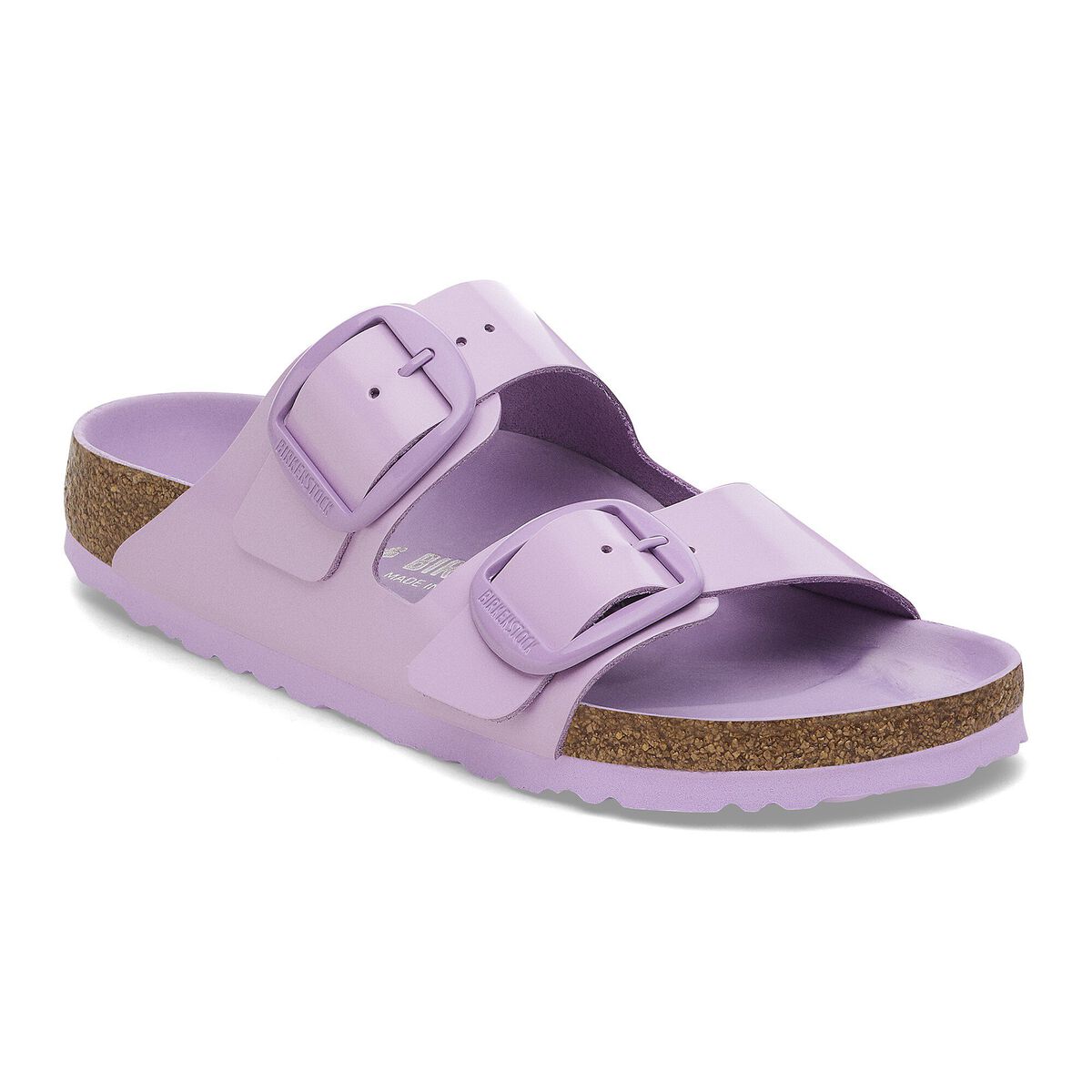 Birkenstock Arizona Big Buckle Natural Leather Patent