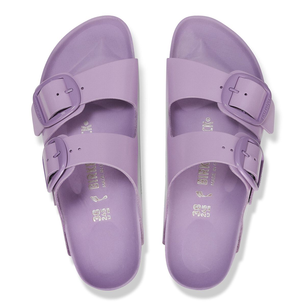Birkenstock Arizona Big Buckle Natural Leather Patent