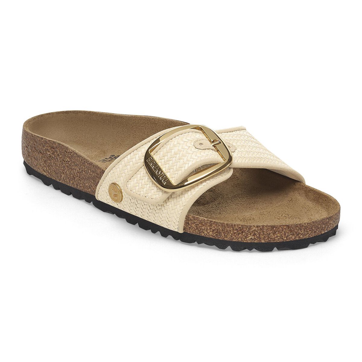 Birkenstock Madrid Big Buckle Raffia Textile