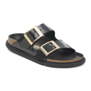 Birkenstock Arizona Droplet Buckle Natural Leather Patent