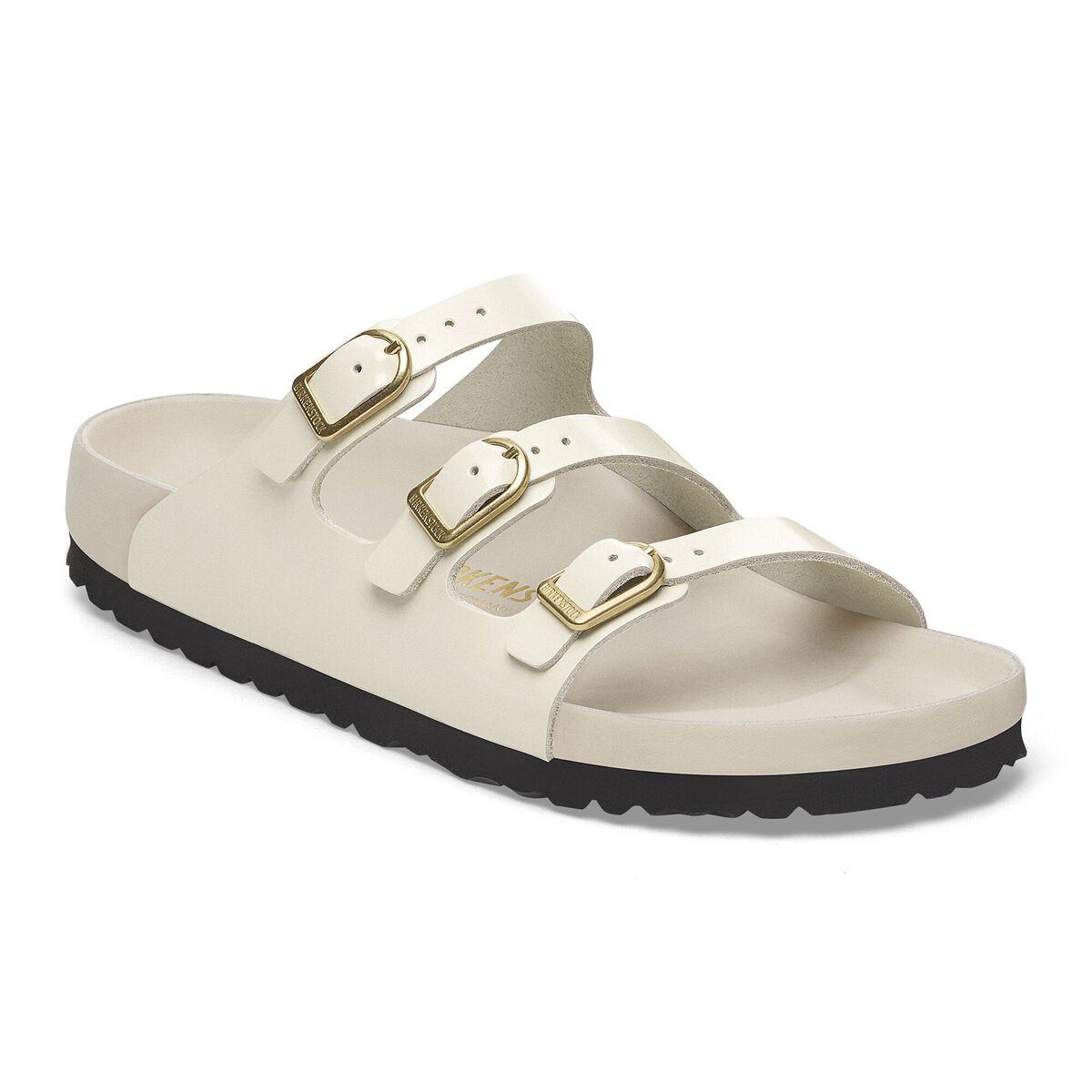 Birkenstock Florida Exquisite Natural Leather Patent