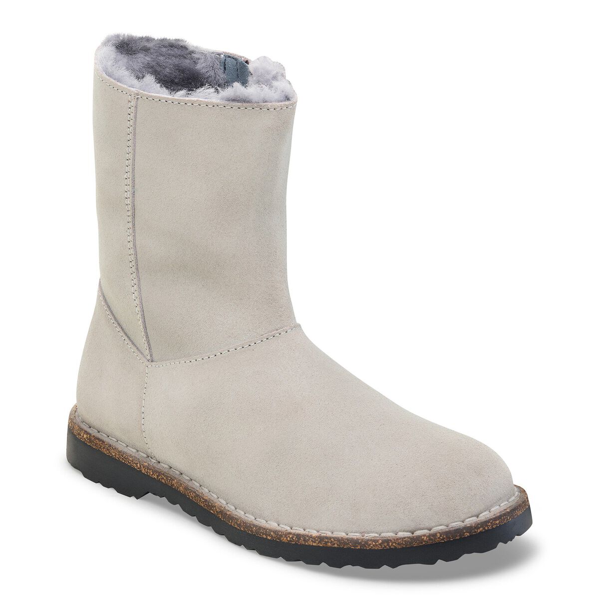 Birkenstock Uppsala Zip Shearling Suede Leather