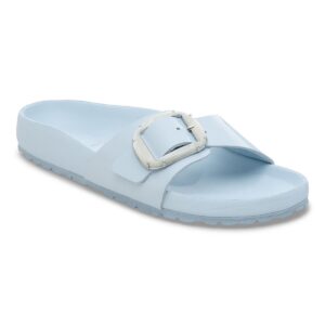 Birkenstock Madrid Big Buckle Pearl Natural Leather Patent