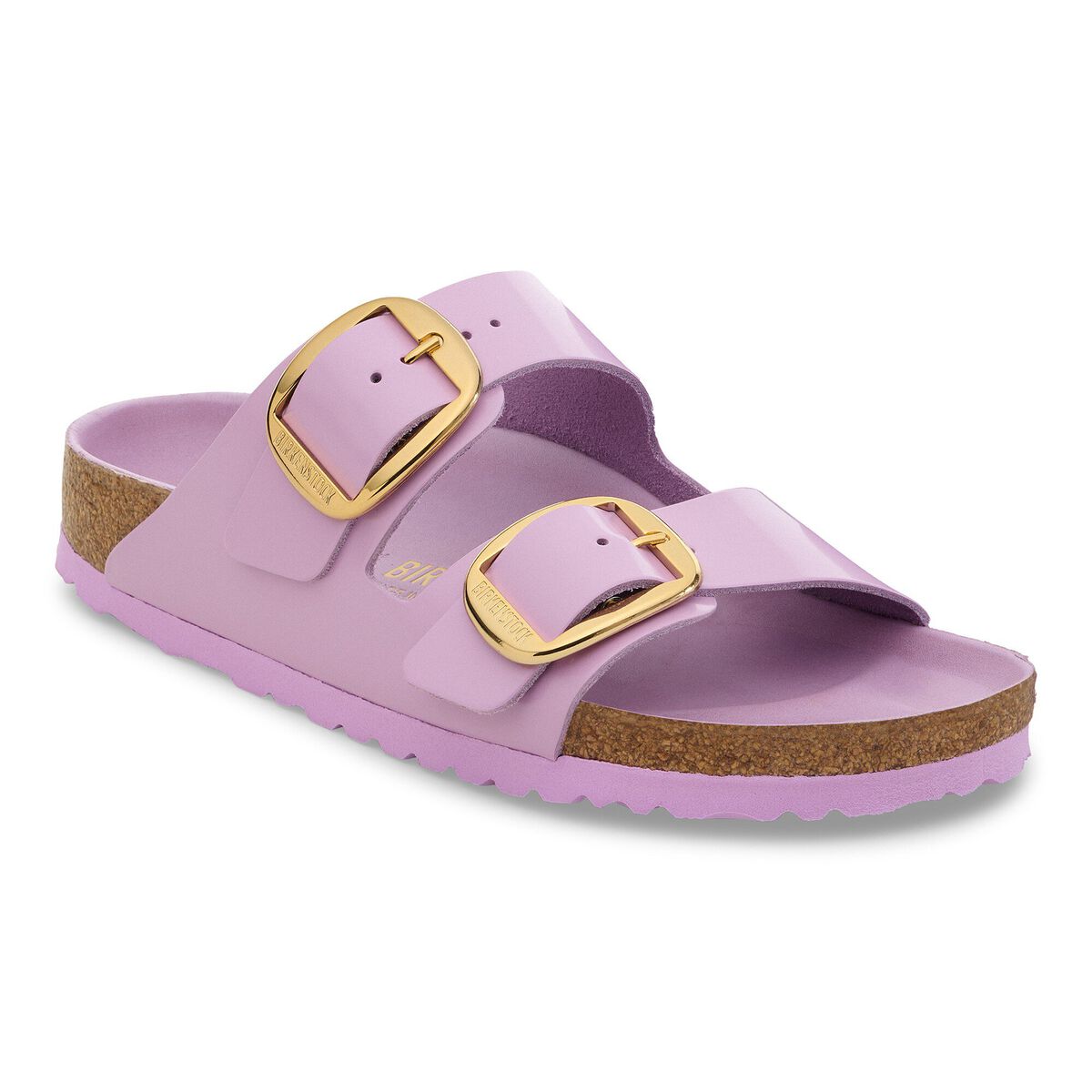 Birkenstock Arizona Big Buckle Natural Leather Patent