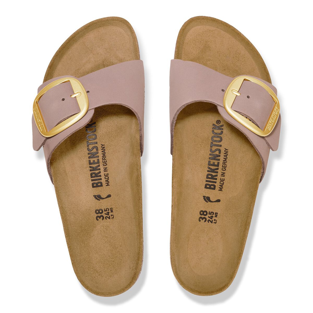 Birkenstock Madrid Big Buckle Nubuck Leather