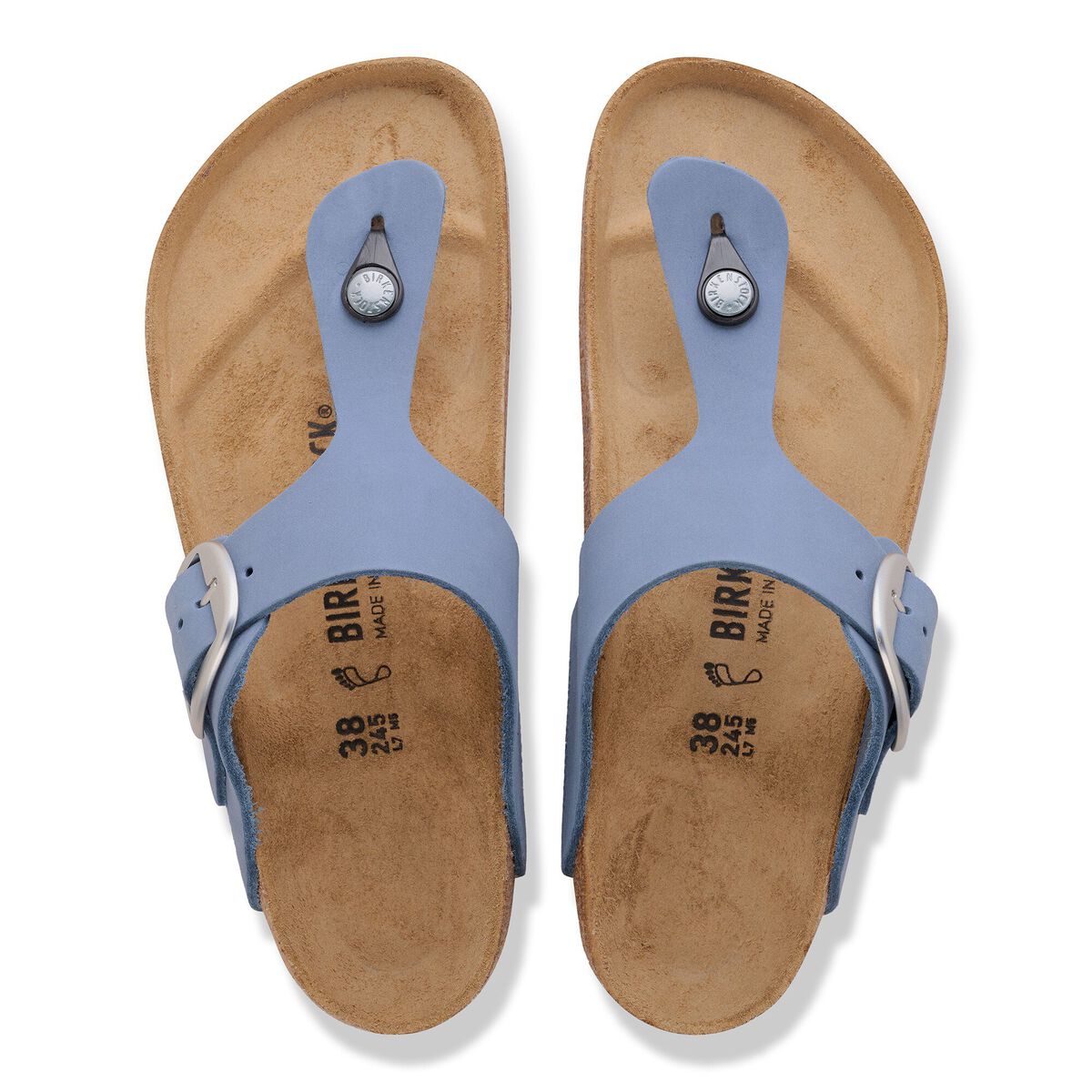 Birkenstock Gizeh Big Buckle Nubuck Leather