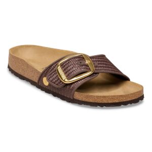 Birkenstock Madrid Big Buckle Raffia Textile
