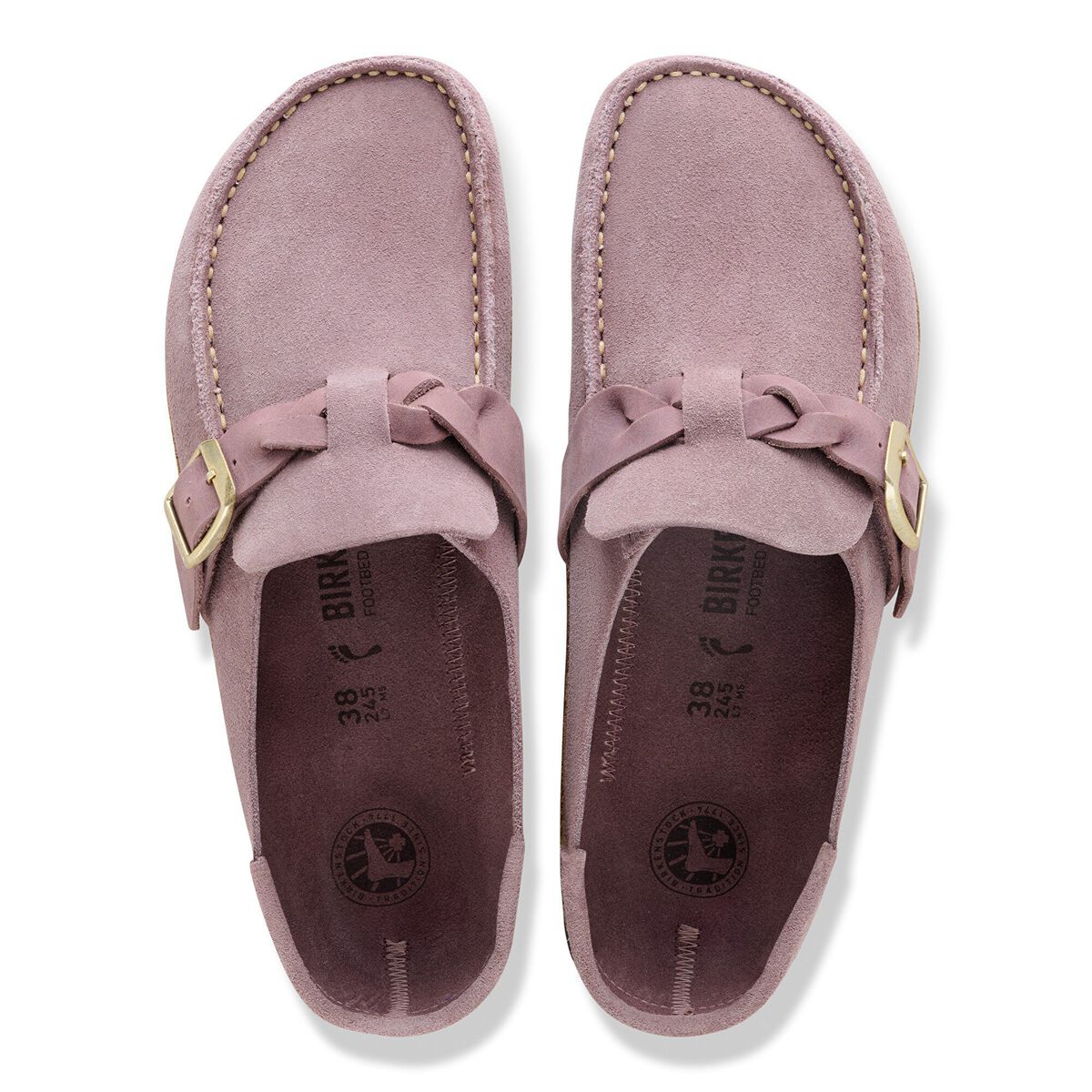 Birkenstock Buckley Braided Suede Leather