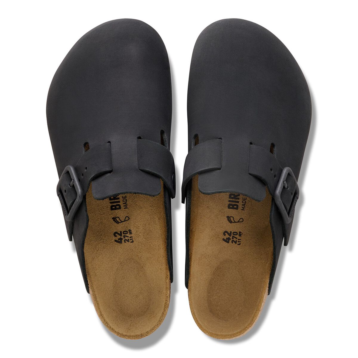 Birkenstock Boston Wire Buckle Nubuck Leather