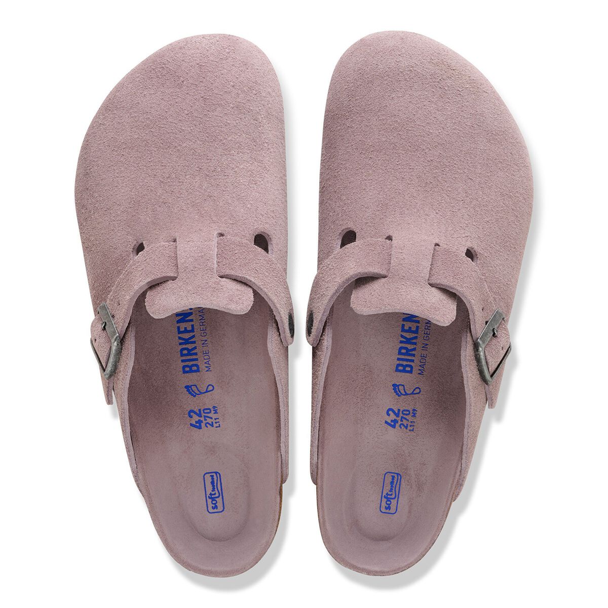 Birkenstock Boston Soft Footbed Suede Leather