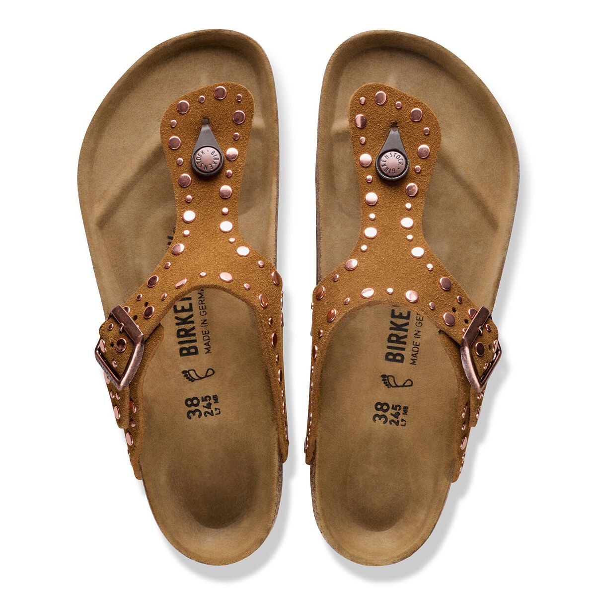 Birkenstock Gizeh Rivets Suede Leather