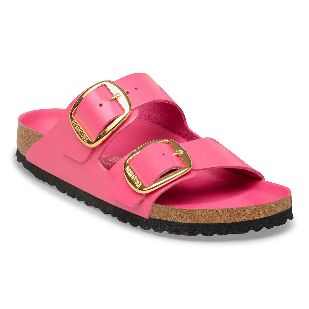 Birkenstock Arizona Big Buckle Natural Leather Patent